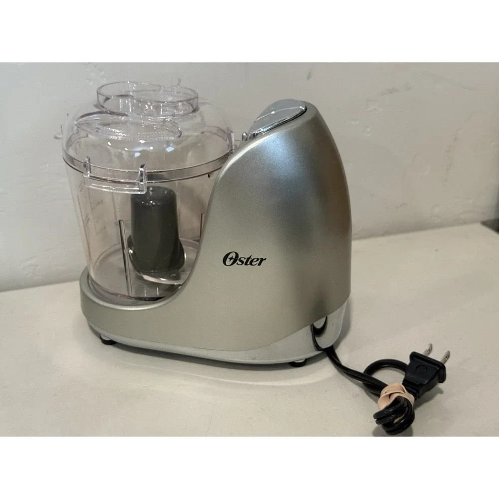 Oster Mini Food Chopper 2 Speed 3 Cups Black - Clean & Tested -‎ Ready For Use